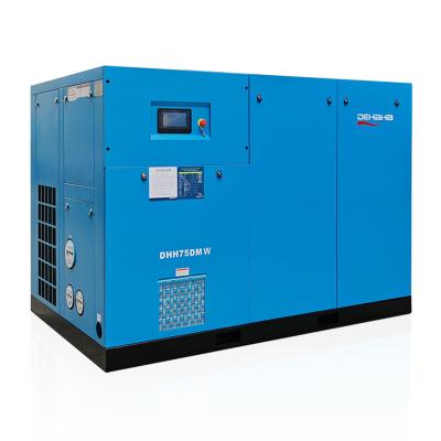 China 100hp 75kw Two Stage Screw Air Compressor For General Industrial Equipment for sale