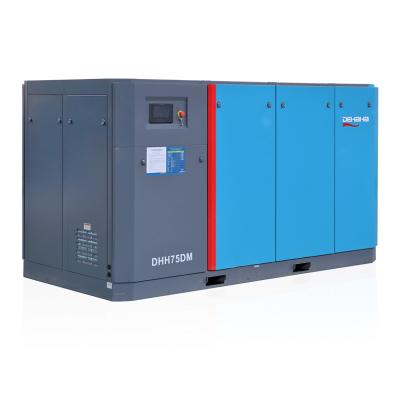 China Factory Supply German Technology 75kW 100HP Industrial Two-stage Screw Air Compressor en venta