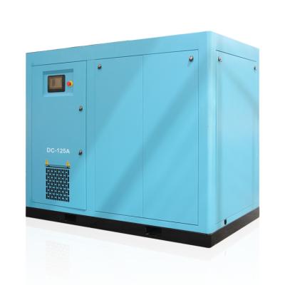 China 90kW 125hp Fixed Speed Air Compressor 8 Bar Industrial Air Screw Compressor for sale