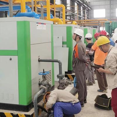 China Medical Rotary Industrial Oil Free Rotary Screw Compressor 100Hp for sale