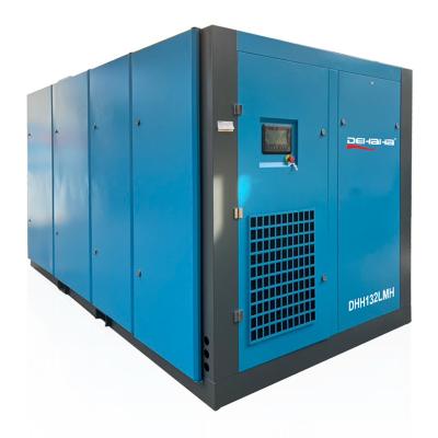 China Hanbell Low Pressure Screw Air Compressor With Permanent Magnet Motor And Inverter for sale
