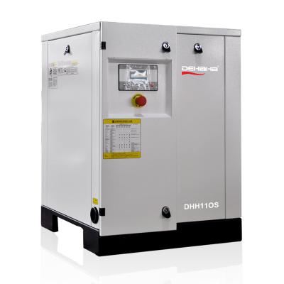 China Silent Oil Free Scroll Air Compressor Micro PLC Controller 5.5kW X 2 for sale