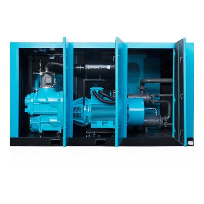 China 380V / 50hz 200kw Rotary Screw Air Compressor Two Stage Compression for sale