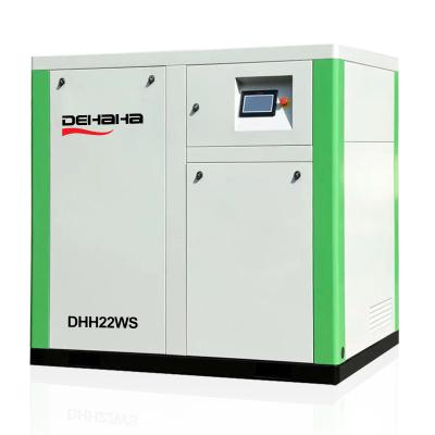 China DHH 22kW Food Grade Oil-free Screw Air Compressor 30HP Medical Air Compressor for sale