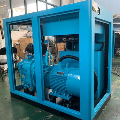 China Compresor de aire eléctrico industrial del compresor de aire del tornillo de dos etapas del imán permanente en venta