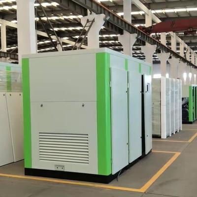 China Medical Water Lubricated Oil Free Screw Air Compressor 110KW Oil Free Compressor for sale