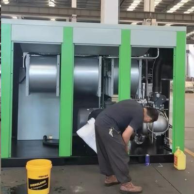 China Water Lubricated Quiet Oil Free Portable Air Compressor Energy Savings 110kW for sale