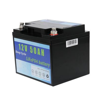 Chine paquet de batterie du lithium Lifepo4 de stockage de l'énergie de 12V 50AH pour le système solaire à vendre