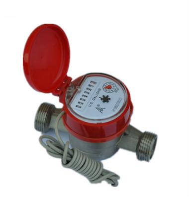 China Single jet remote reading water meter for sale