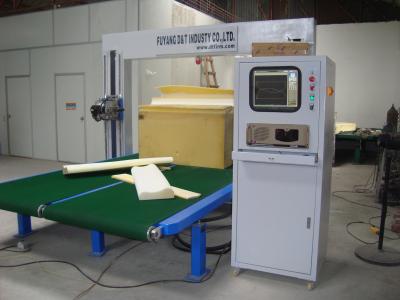 China Industry Flexible Foam Oscillating Blade Sponge Cutter L2500 × W1200 × H1000 Cushion Cutter Cutting Machine for sale