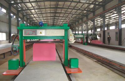 China 1300KG Rail Type Sponge Cutting Machine For Foam Block Long Sheet Slicing for sale