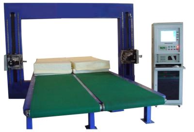 China Brake System Sponge Production Line / Oscillating Blade Cutter For Polyurethane Foam for sale