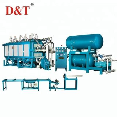 China Blue Color High Performance Eps Molding Machine Controlled Automatically By PLC for sale