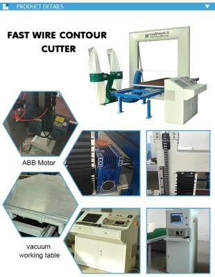 China Digital CNC Computerized PU Foam Cutting Machine For Rigid PU EPS for sale