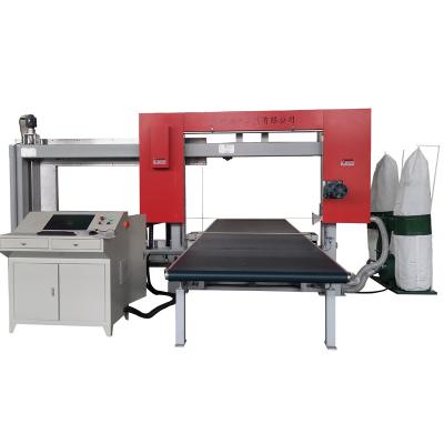 China Dual Blade 6m/Min CNC Foam Cutting Machine For Rigid PU EVA ROCKWOOL PHENOL FOAM for sale
