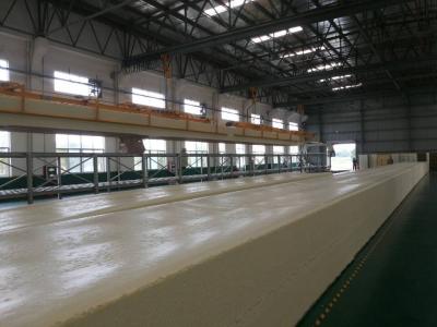 China Horizontal Continuous Foam Machine Production Line Clamp Long Foam Block Unit for sale