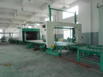 China Flexible Mattress Foam Production Line With PLC Control , 50Kg / m³ for sale