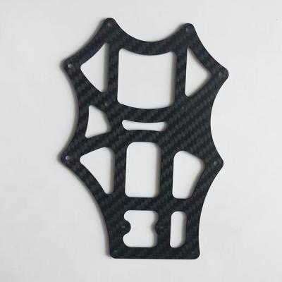 China Engraving CNC Carbon Fiber Plate UVA Parts Carbon Fiber Frame for sale