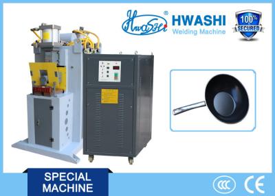 中国 焦げ付き防止鍋のハンドルのコンデンサーの排出の溶接機DCの点、機械を作るSSの調理器具 販売のため
