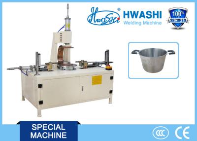 China Stainless Steel Welding Machine , Soup Pot Double Handle Projection Welding Machine for sale