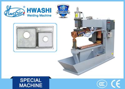 China 100KVA Semi-Automatic Sink Seam Welder Machine for  304 Stainless Steel 1+1mm thickness for sale