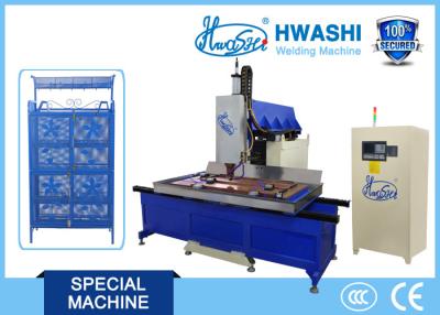 China Steel Kitchen Rack Automatic Welding Machine For Welding Pipe And Wire Mesh for sale
