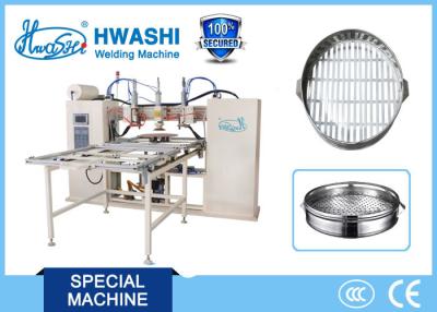China Automatic Cookware Stainless Steel Welding Machine , Food Steamer DC Spot Welder for sale