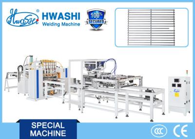 China Automatic Wire-Dropping Wire Basket Mesh Welding Machine With Bending Station for sale