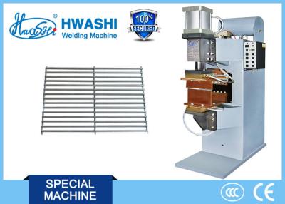 China Hwashi Manual Wire Shelf Spot Welding Machine , Chicken Cage Mesh Welding Machine for sale