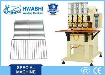 Chine Machine de soudure manuelle principale de fil d'étagère du gril quatre avec la source biphasée de courant alternatif à vendre