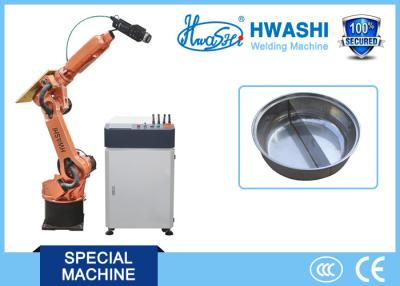 Chine Machine industrielle de soudure laser De 6 d'axe robots de soudure pour la casserole chaude de pot d'acier inoxydable et d'autres cookwares à vendre