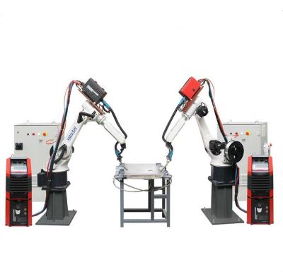 中国 アークMigのアルミニウム溶接機の自動Fanucの工業用ロボットの鋼鉄材料 販売のため
