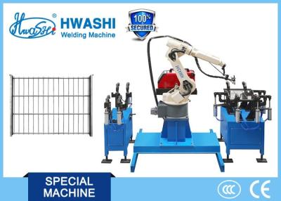 China Six Axis Robotic TIG Welding Machine , Arc Welding Robot Arm for Wire Racks Corner for sale