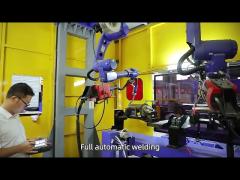 HWASHI 6 Axis CO2 MIG MAG TIG Automatic Welding Robot Panasonic With Wire Feeding System