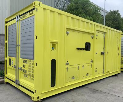 Chine Type de conteneur Générateur diesel de 1000 kW refroidi à l'eau à 50 Hz à vendre