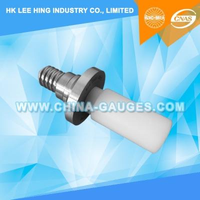 China IEC60061-3: 7006-30A-1 Plug Gauge for Lampholder E14 with Candle Shaped Shaft for Candle Lamps for Testing Contact Makin for sale
