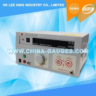China AC/DC:0-5/10KV, AC:20mA, DC:10mA Voltage Withstand Test Instrument for sale