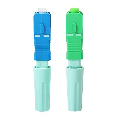 China 0.2db SC FC FTTH  Fiber Optic Quick Connector For FTTH for sale