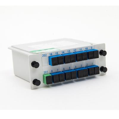 Китай Splitter PLC оптического волокна кассеты 1x4 1x8 1x16 для GPON EPON продается