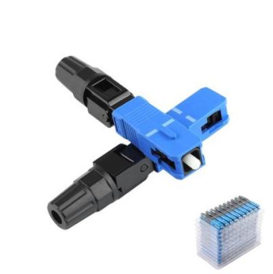 China 0.1dB FTTH Fiber Optic Adapters fast/quick connector SC UPC/SC APC for sale