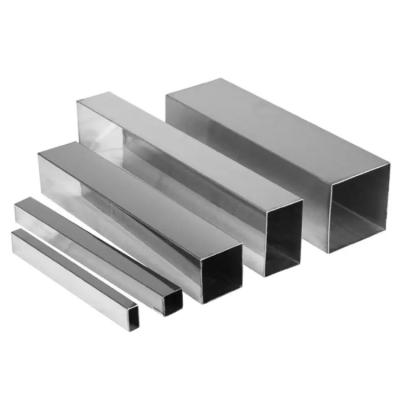China 201 430 304 Stainless Steel Rectangular Tube Hollow Stainless Steel Square Pipes for sale