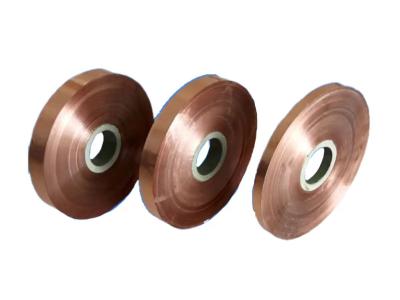 China Cu 0.1-0.3mm Natural Copolymer Coated Copper Tape EAA 0.05 mm for sale