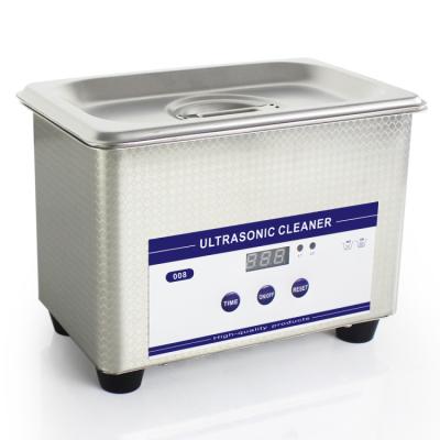 China 0.8L Heated Ultrasonic Eyeglass Cleaner Stainless Steel Dental Ultrasonic Cleaner for sale