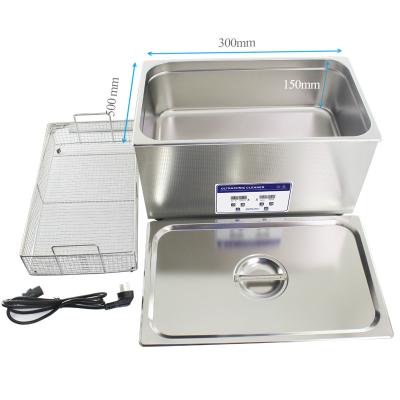 China Pharmaceutical Manufacturing Large Digital Ultrasonic Cleaner 22 Liter for sale