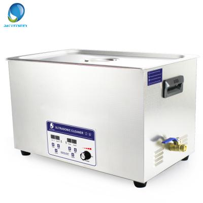 China 240-600w Digital Adjustable Power Ultrasonic Carb Cleaner 30l Spare Parts Washing 40khz for sale