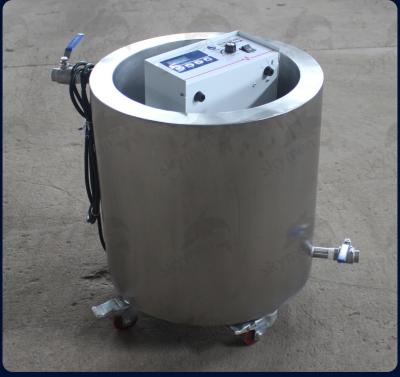 China Cylindrical Industrial Ultrasonic Cleaner Round Columnar SUS 304 / SUS 316 Customized for sale