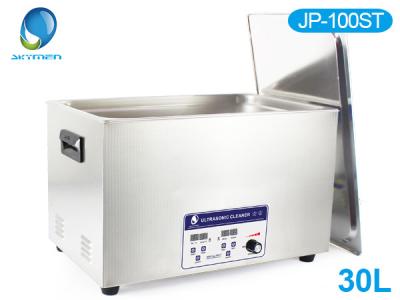 China JP -100ST 30 L Stainless Steel Ultrasonic Cleaner with Basket for sale