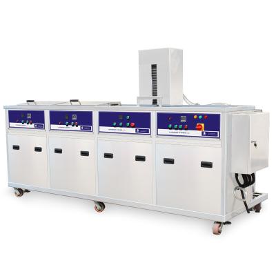 China ISO Ultrasonic Cleaning Machine , 4 tanks Ultrasonic Cleaning Services for car truck parts for sale