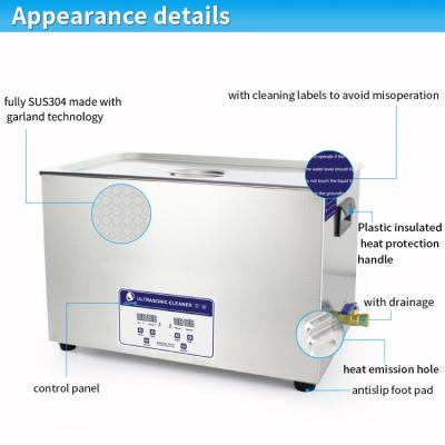 China Best Ultrasonic Gun Cleaner JP-100S 30L 40KHz SUS304  for gun cleaning machine for sale