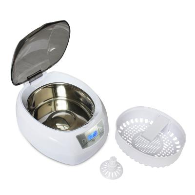 China 750ml Ultrasonic Cleaning Equipment Portable CD Jewelry Fruits Mini 35W JP-900S for sale